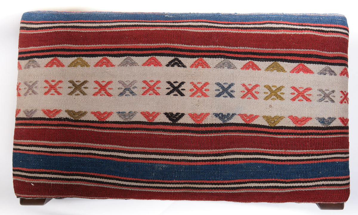 Kilim Ottoman Chair – P40010