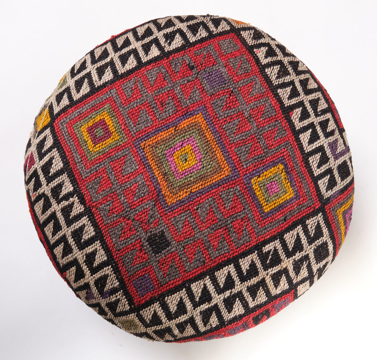 Kilim Ottoman Chair – P40026