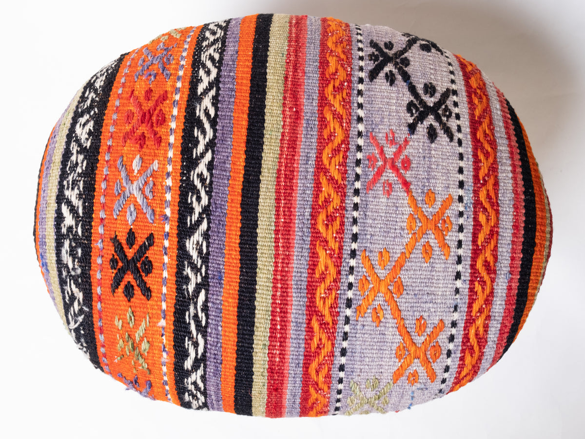 Kilim Ottoman Chair – P50032