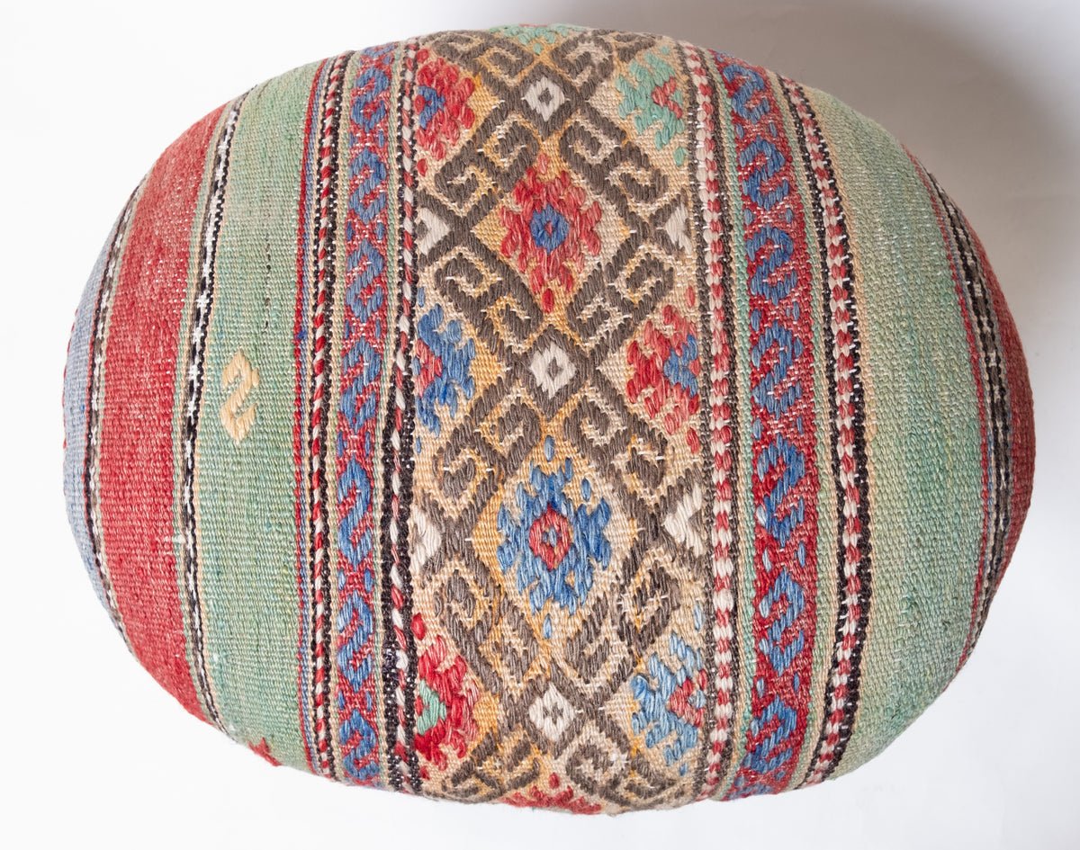 Kilim Ottoman Chair – P50047