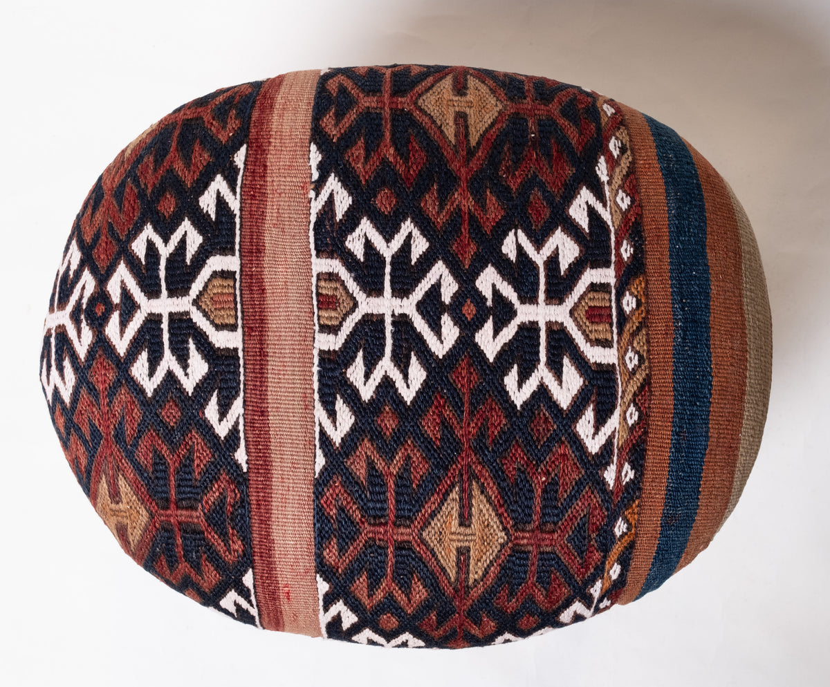 Kilim Ottoman Chair – P50052