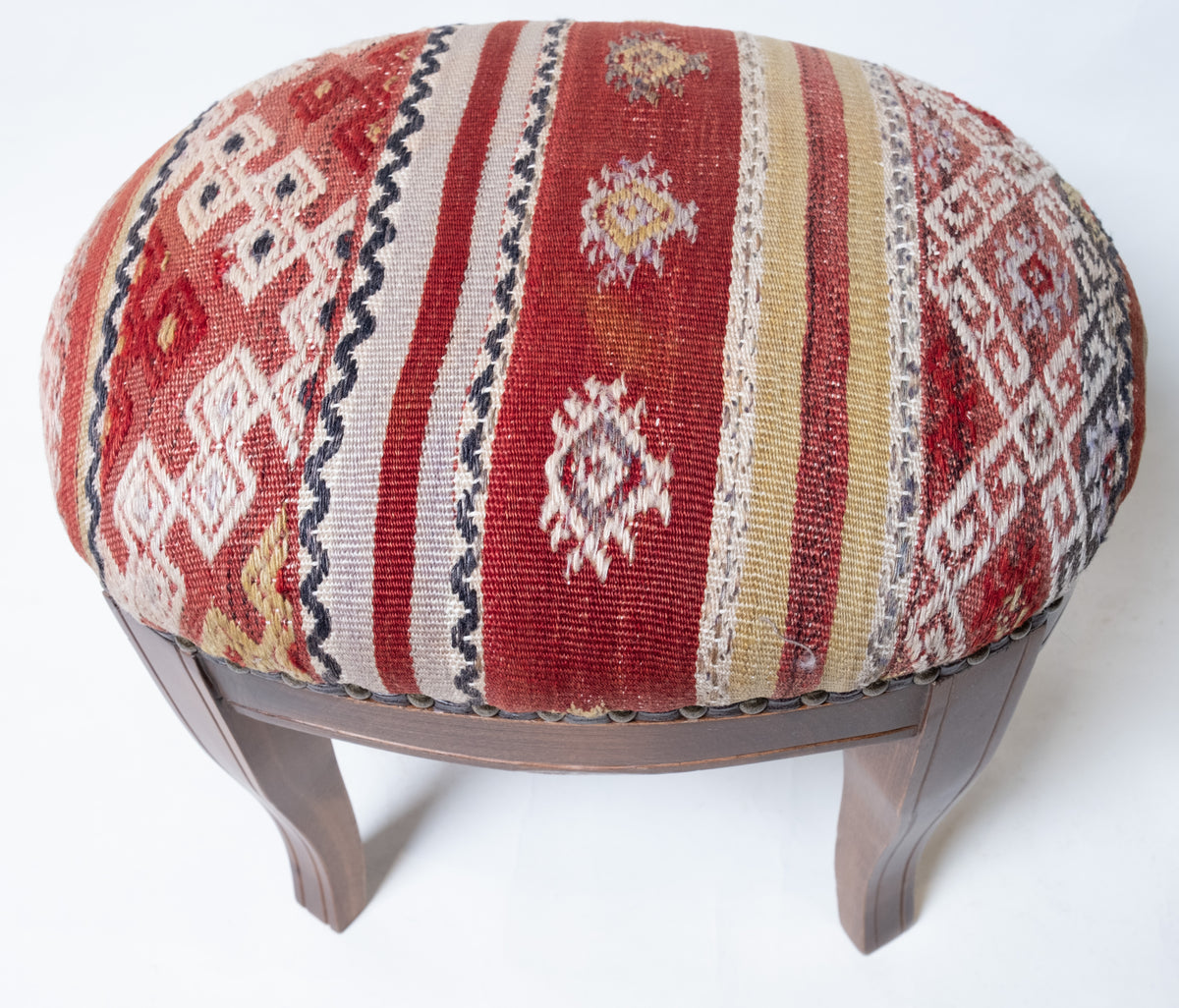 Kilim Ottoman Chair – P50067