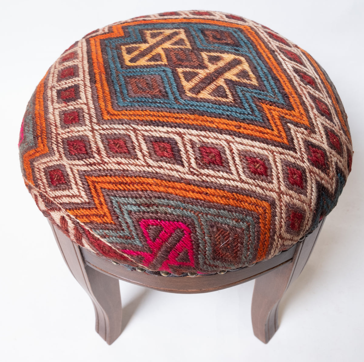 Kilim Ottoman Chair – P50069