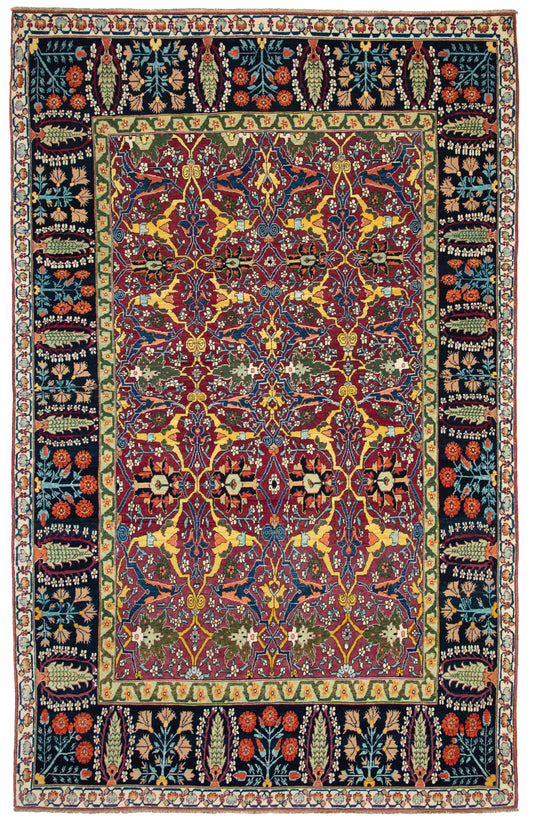 Kerman Vase Technique Arabesque Carpet