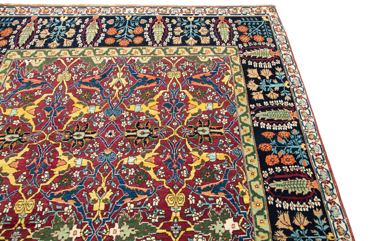 Kerman Vase Technique Arabesque Carpet