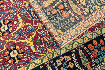 Kerman Vase Technique Arabesque Carpet