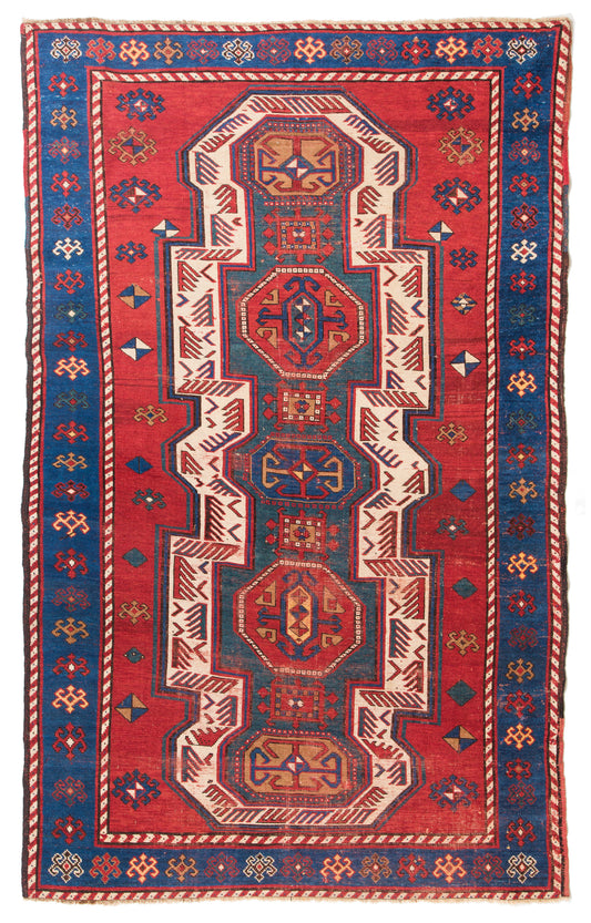 Antique Sewan Kazak Rug – C27010