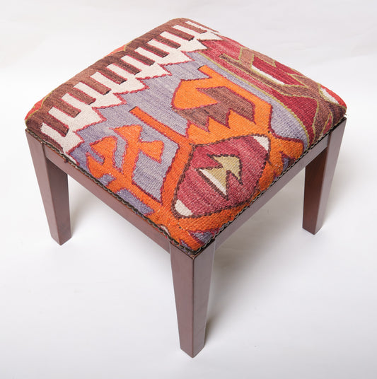 Kilim Ottoman Chair – P40001