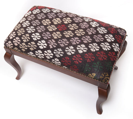 Kilim Ottoman Chair – P40009