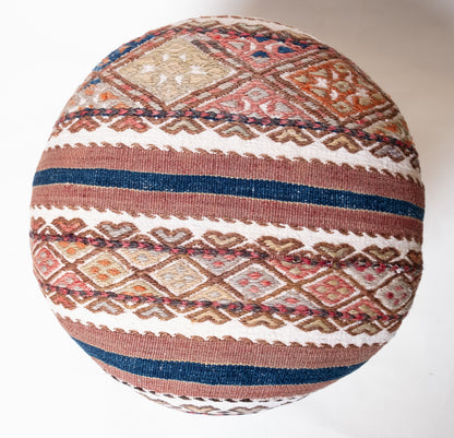 Kilim Ottoman Chair – P50005