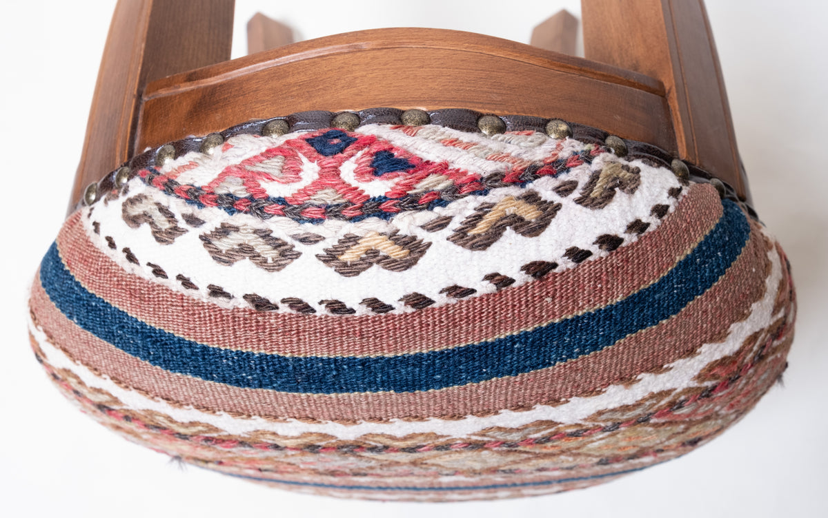 Kilim Ottoman Chair – P50005