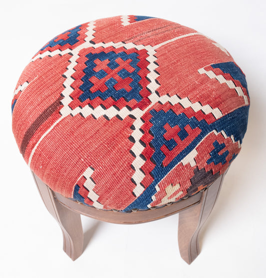 Kilim Ottoman Chair – P50024
