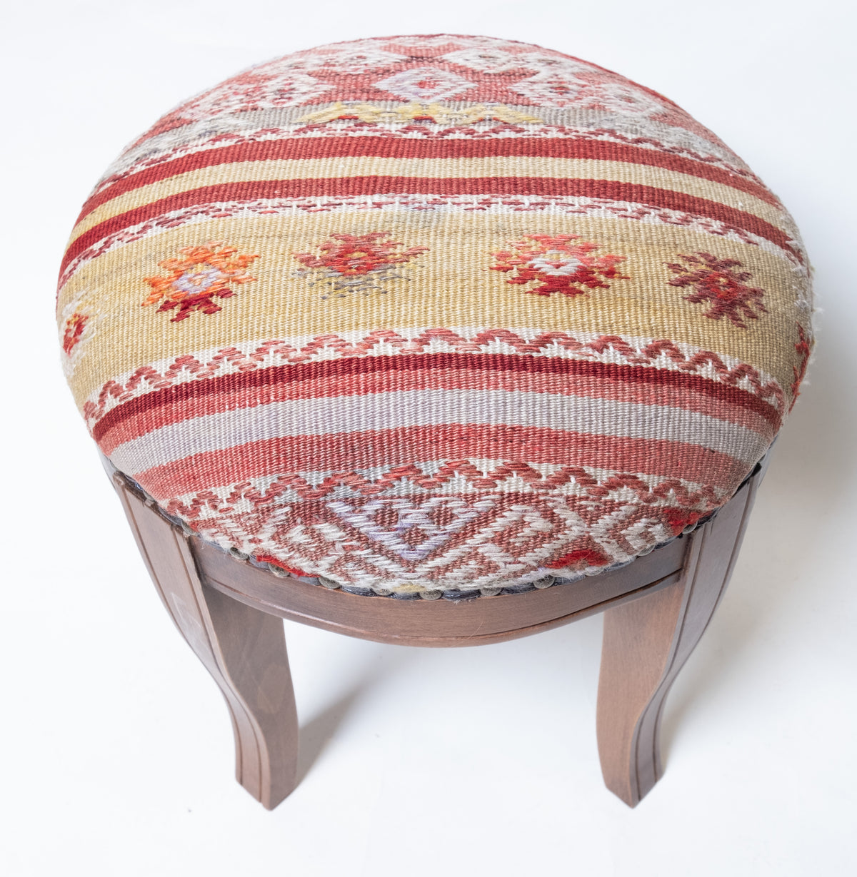 Kilim Ottoman Chair – P50043