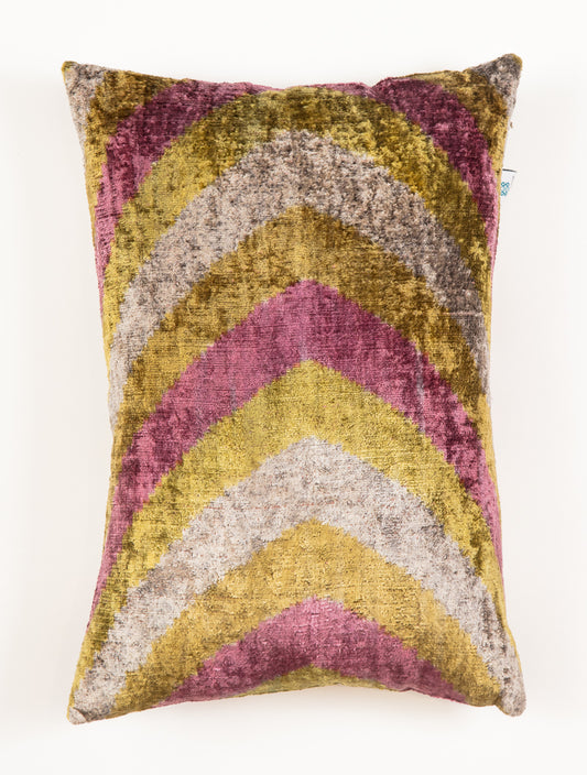 Velvet Ikat Cushion Cover – V80010
