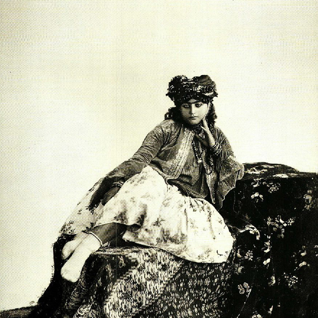 The 'Juive' Wife of a Kurdish Chieftain by Antoin Sevruguin (C. 1890-95)