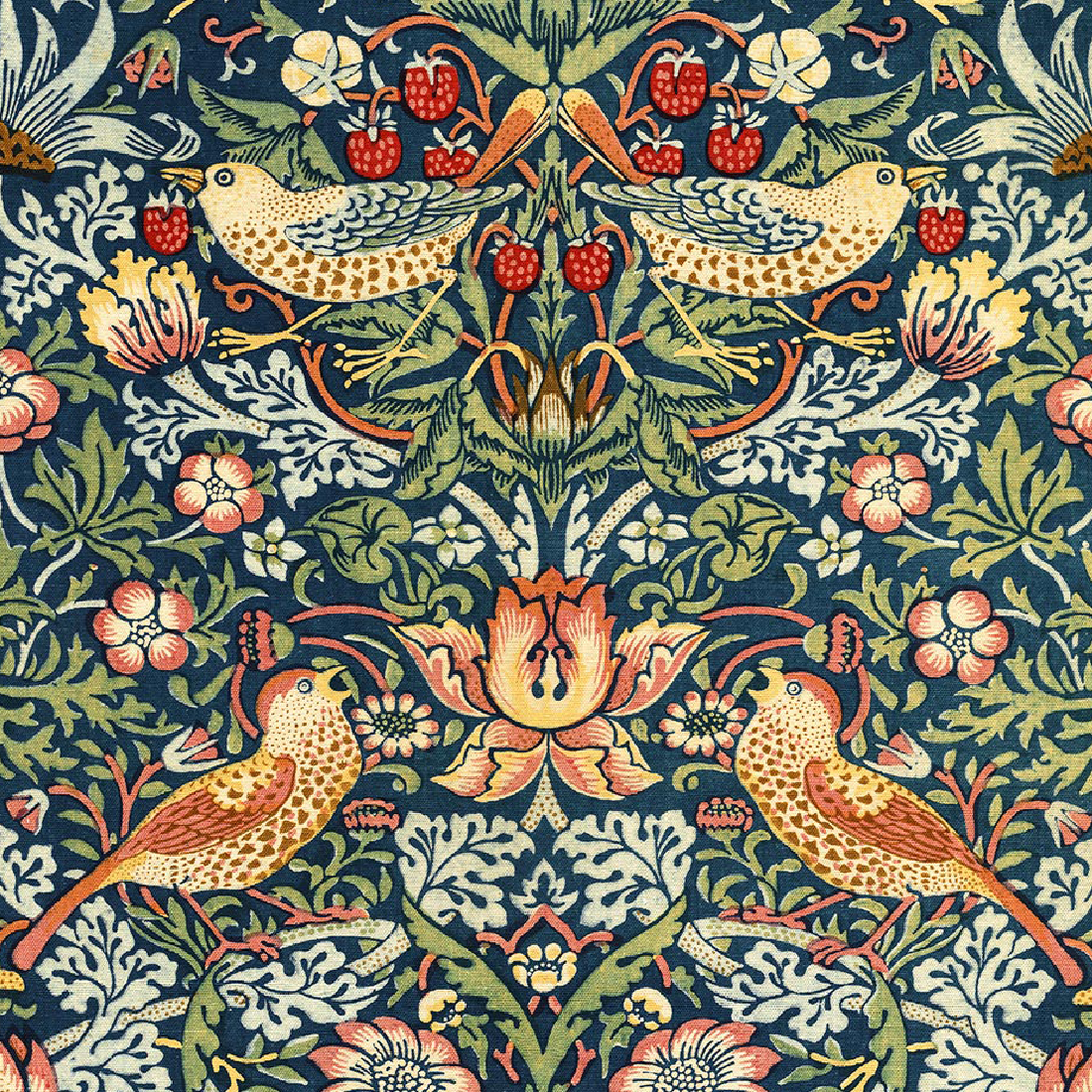 Strawberry Thief, William Morris in 1883