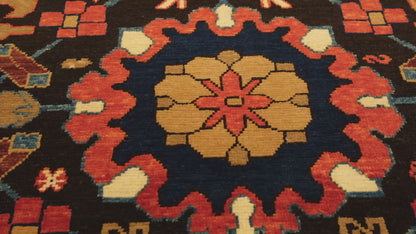 Palmettes and Flowers Lattice Rug