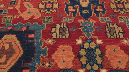 Palmettes and Flowers Lattice Rug